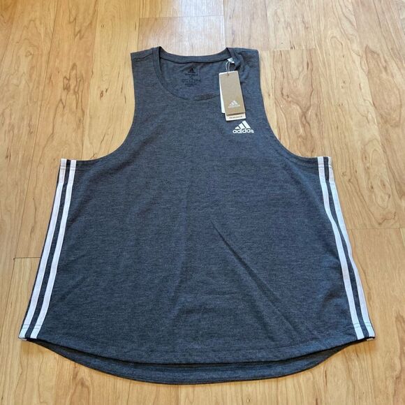 NWT Grey Adidas tank top - Picture 1 of 3